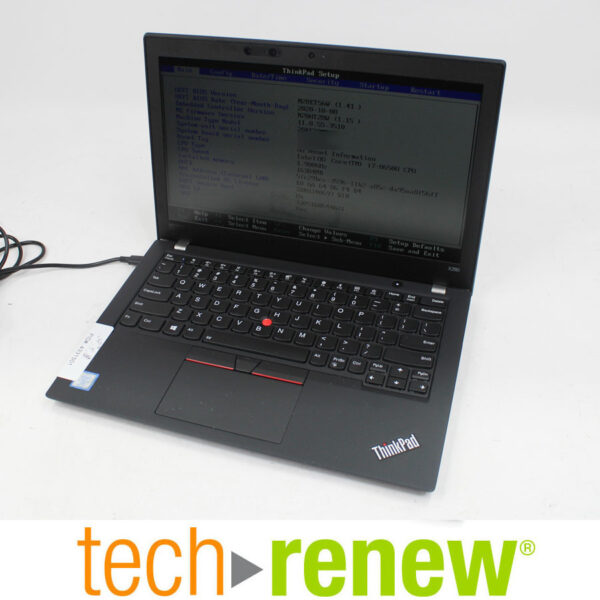 LENOVO ThinkPad | X280 | 12" FHD | I7-8650U | No HDD | 16GB RAM